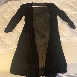 Black swim suit cover up